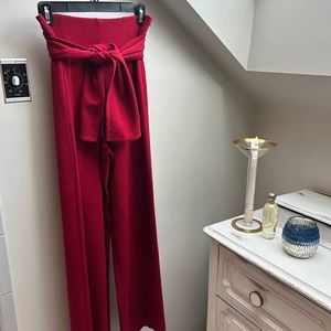 Ralph Lauren Red Cotton Pants Size Small